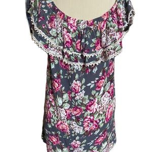 KORI America floral design dress   Size Medium